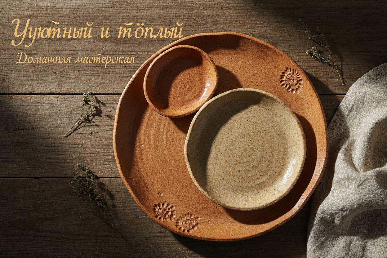 Семейный набор тарелок