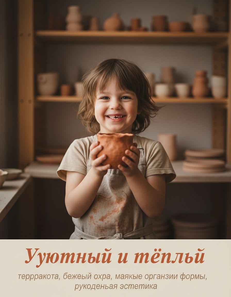 Ребёнок с готовым горшочком