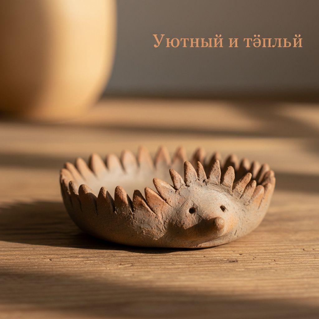 Детское блюдце-ёжик